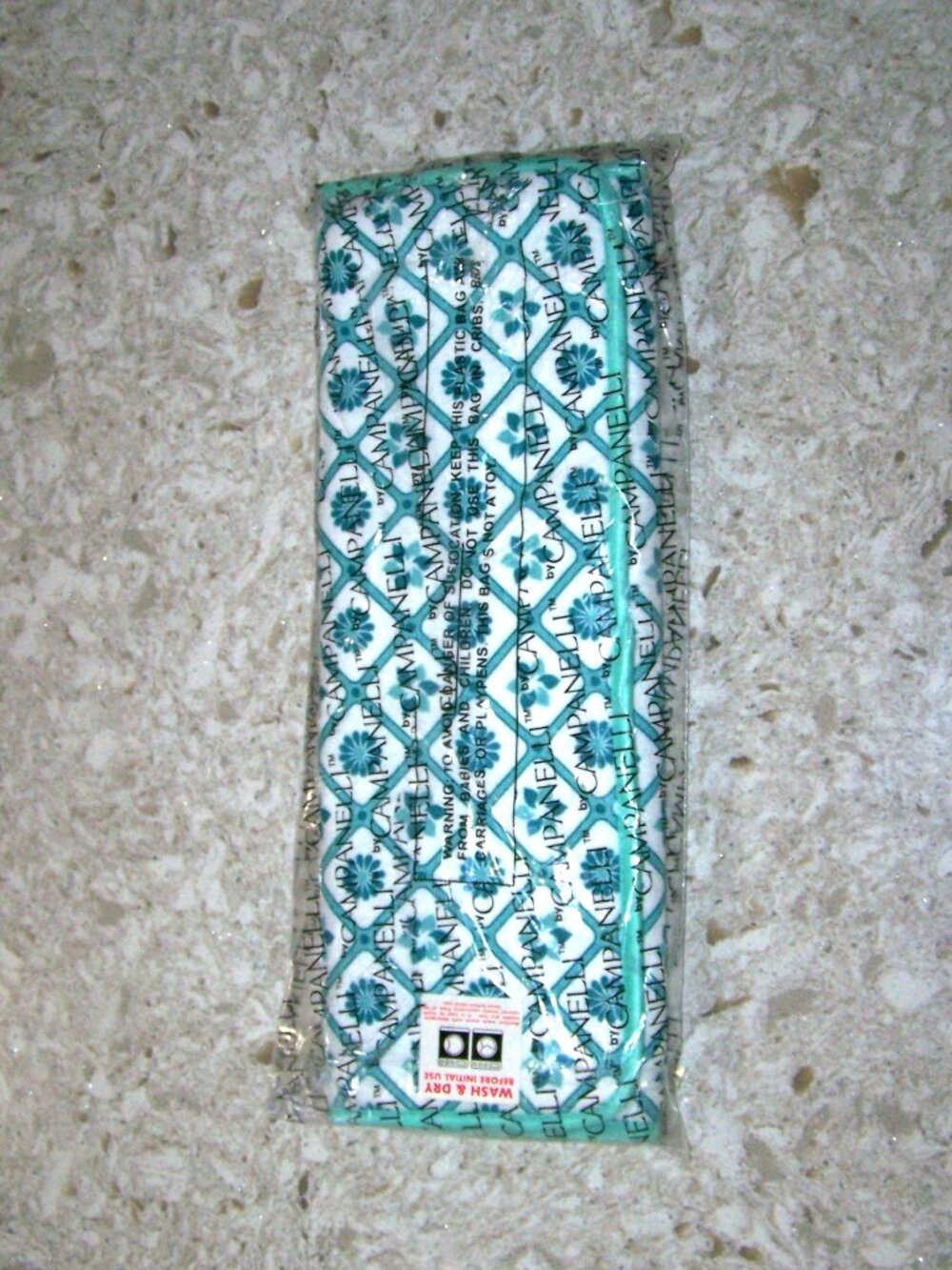 Campanelli XL Dish Drying Mat NEW AQUA